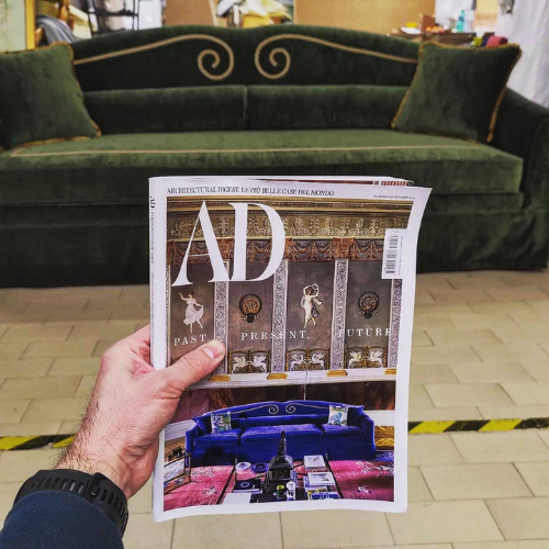 AD (Architectural Digest) – Divano sartoriale